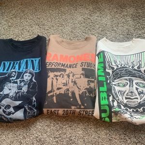 Oversized Band crewneck bundle American Eagle